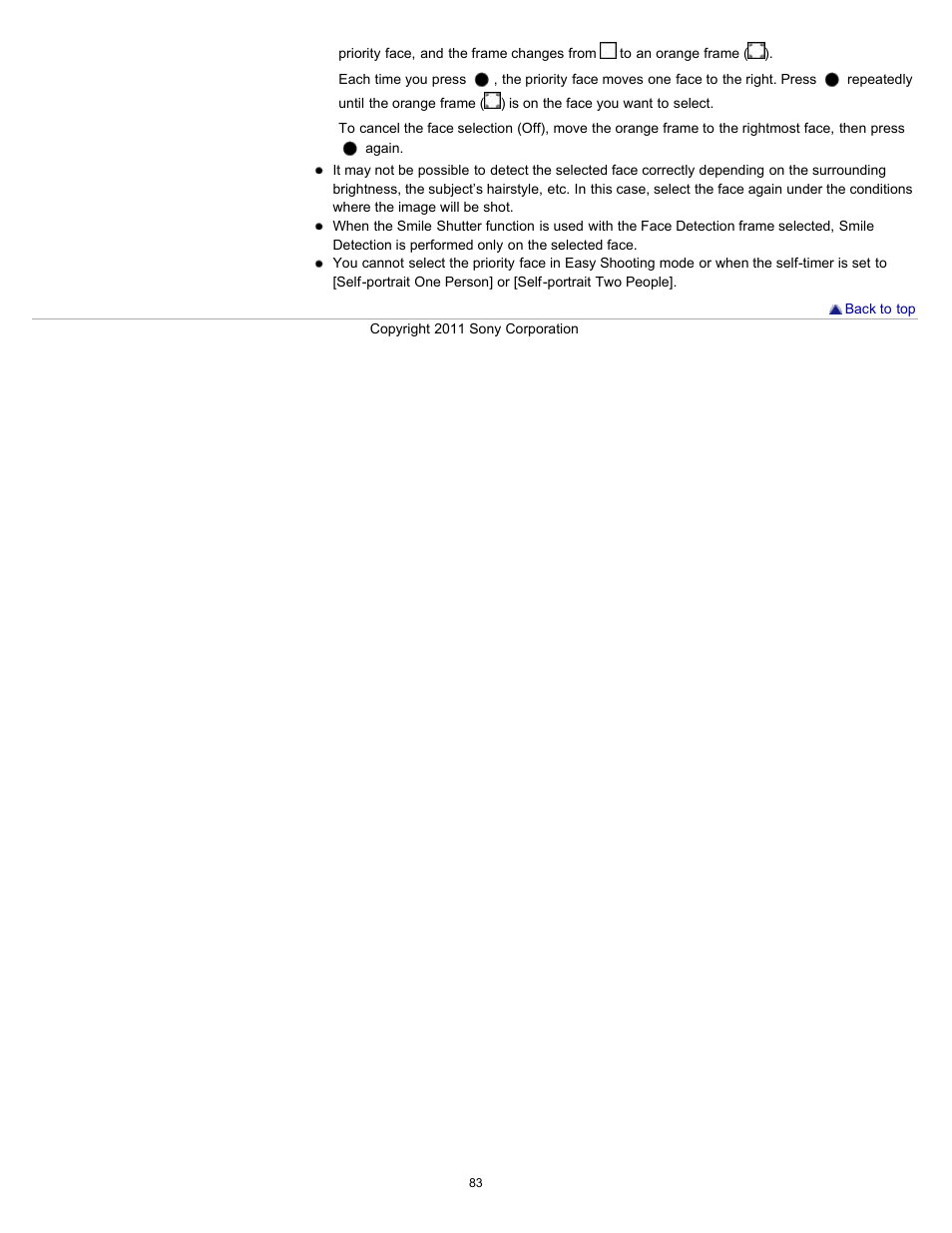 Sony DSC-W510 User Manual | Page 83 / 167