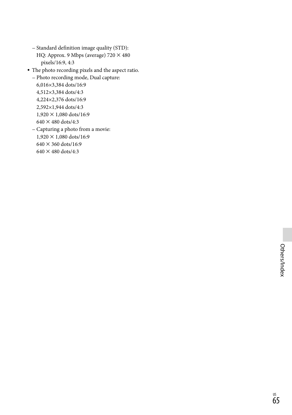 Sony HDR-TD30V User Manual | Page 65 / 84