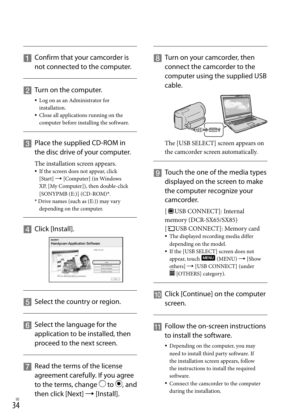 Sony DCR-SX45 User Manual | Page 34 / 131