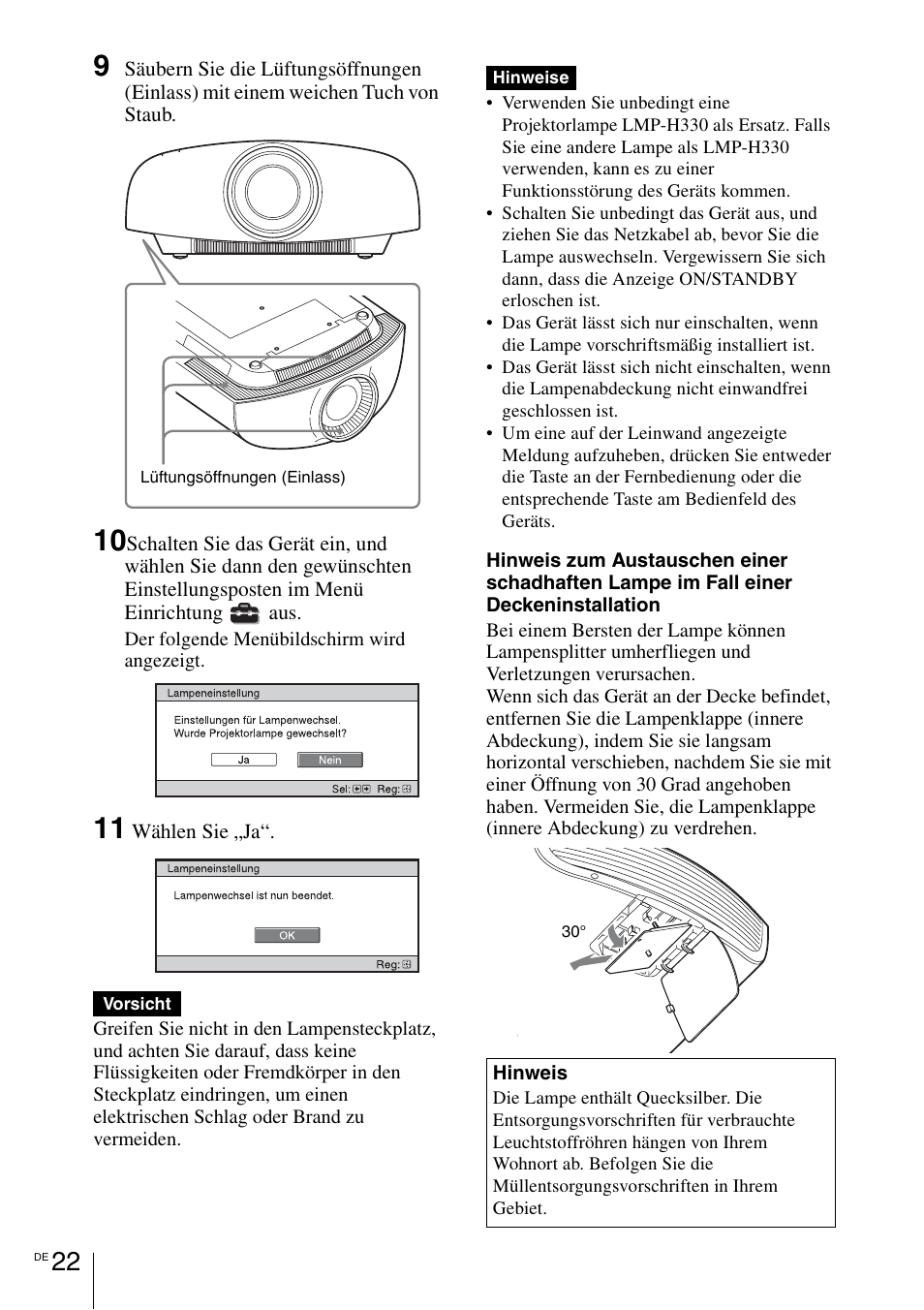 Sony VPL-VW1100ES User Manual | Page 114 / 161