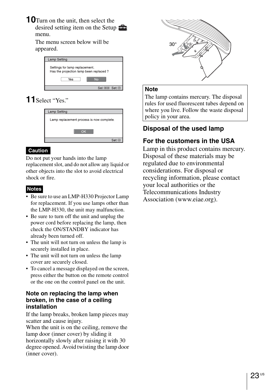 Sony VPL-VW1100ES User Manual | Page 49 / 161