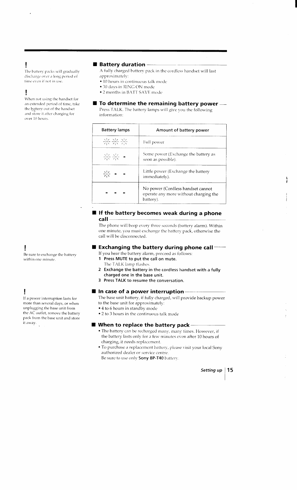 Sony SPP-Q200 User Manual | Page 15 / 52