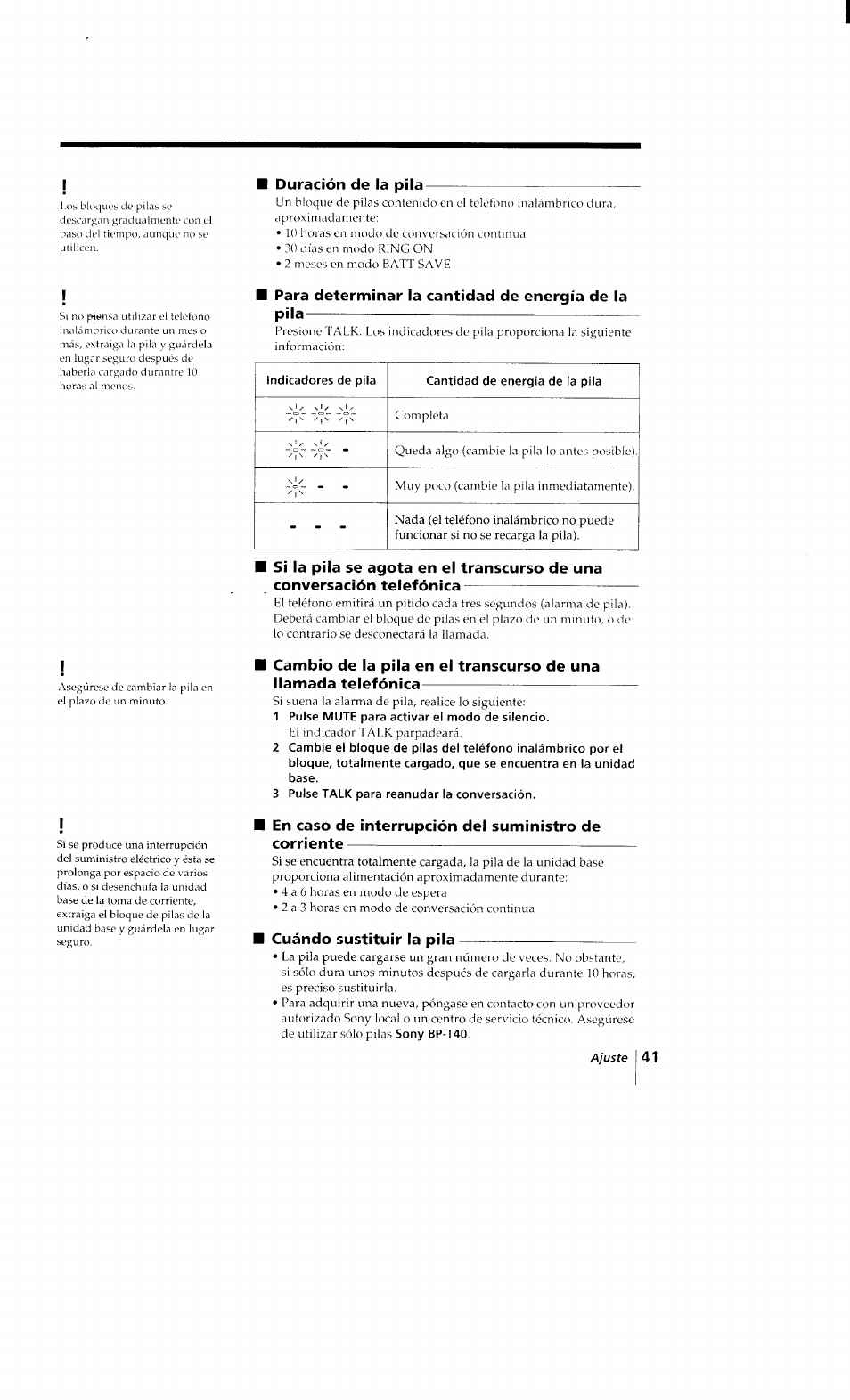 Sony SPP-Q200 User Manual | Page 41 / 52