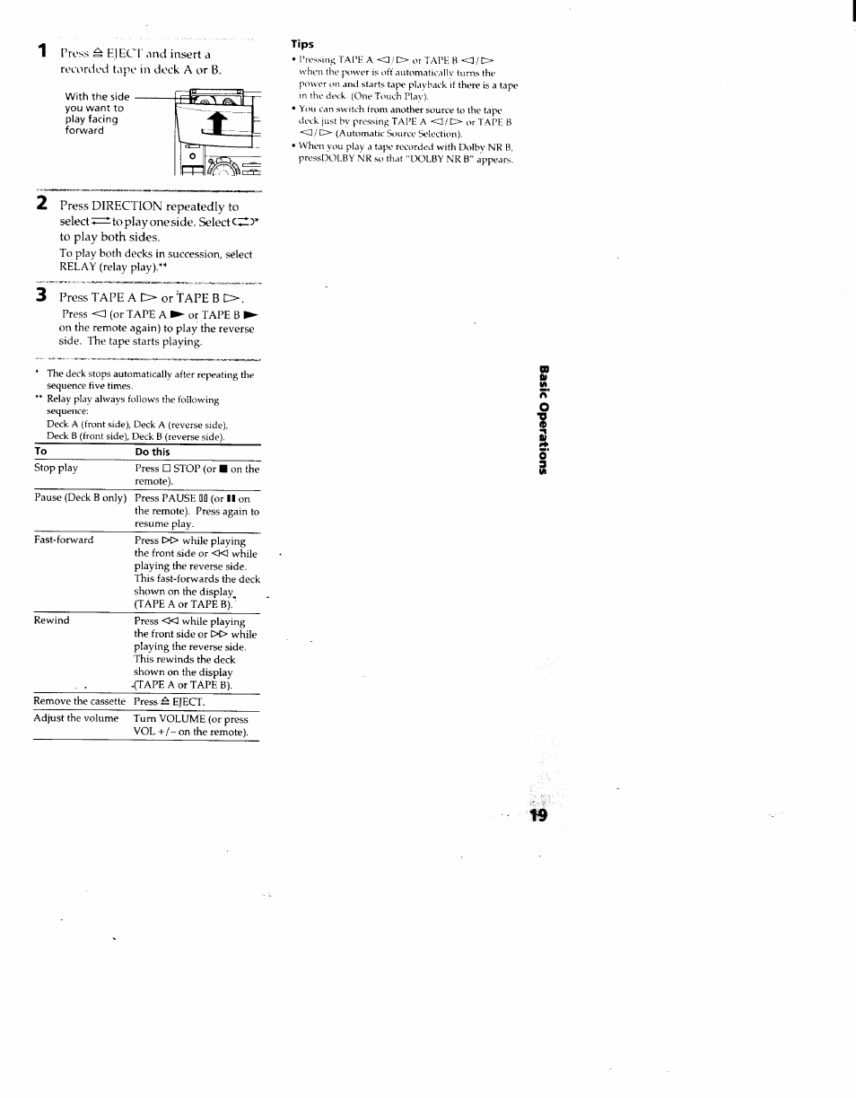 Sony MHC-F100 User Manual | Page 19 / 50