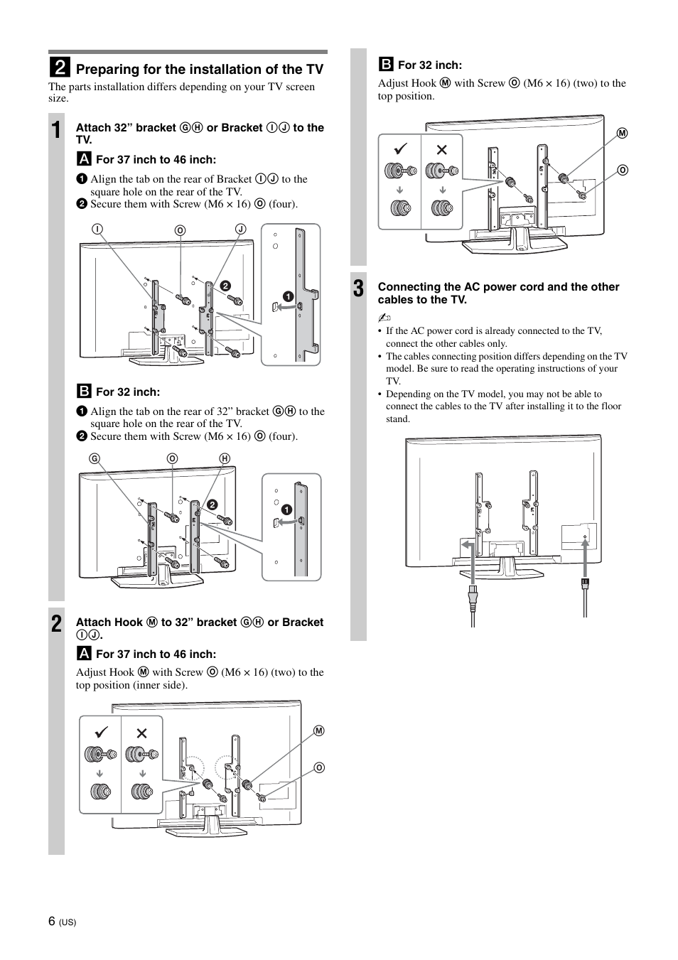 Sony SU-FL71M User Manual | Page 6 / 28