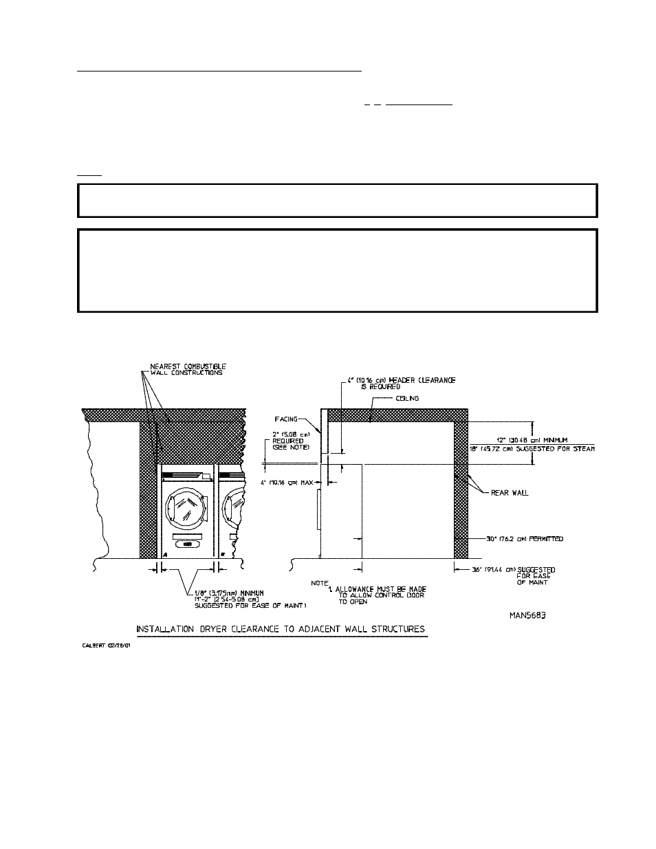 C. dryer enclosure requirements | American Dryer Corp. ML-96D User Manual | Page 17 / 43