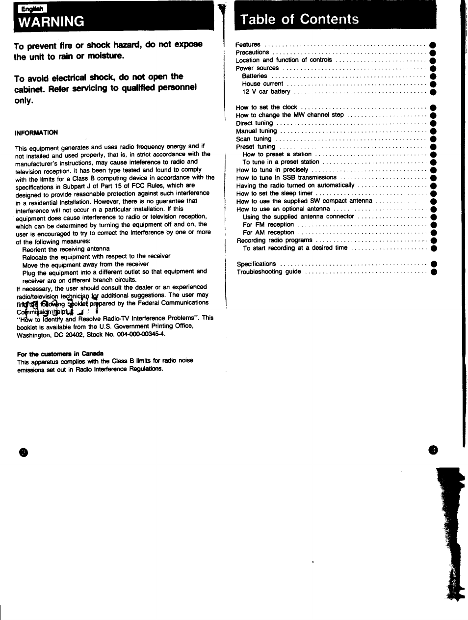 Sony ICF-SW7600 User Manual | Page 2 / 18