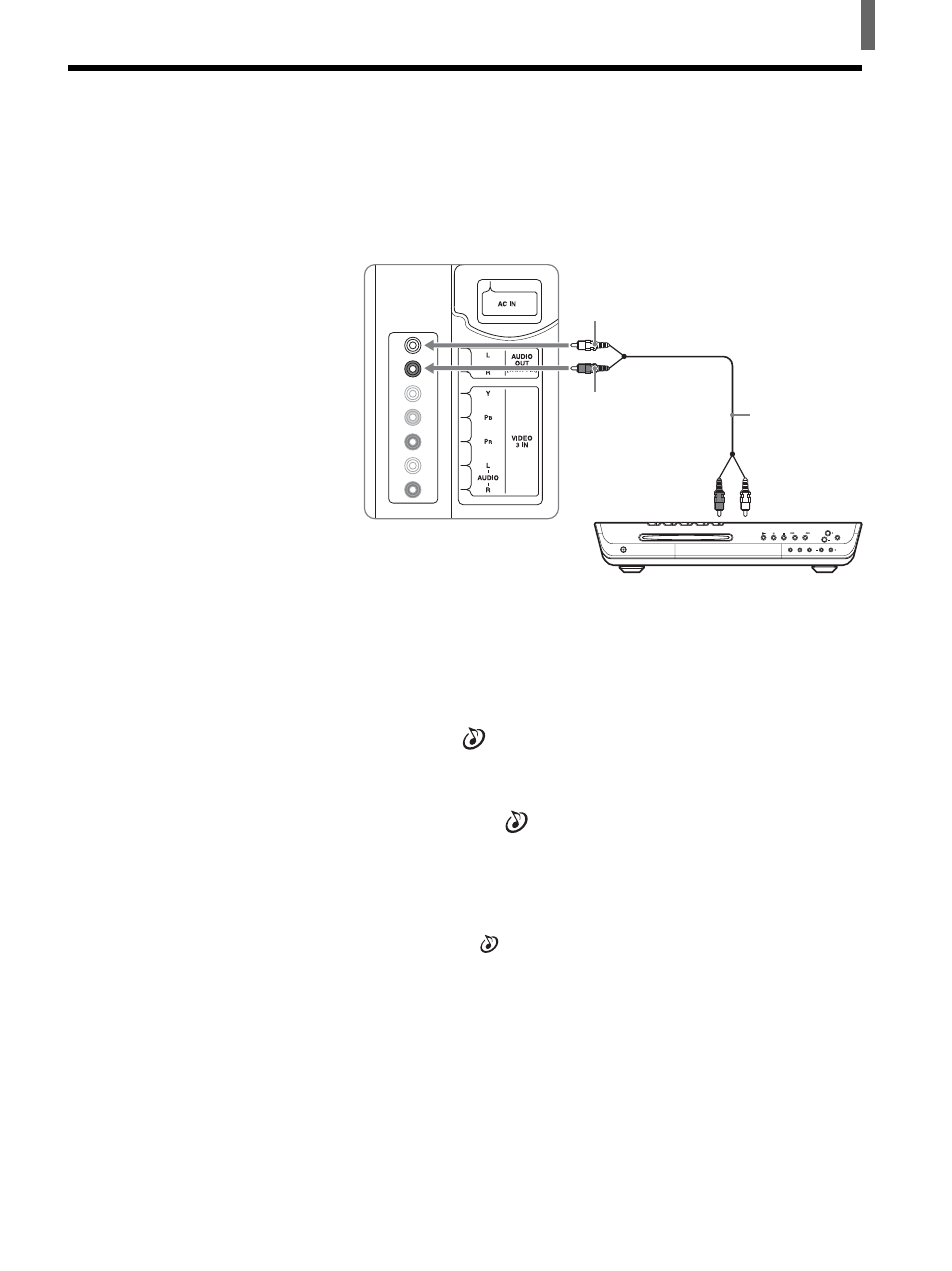 Connecting an audio receiver | Sony KLV-21SG2 User Manual | Page 15 / 80