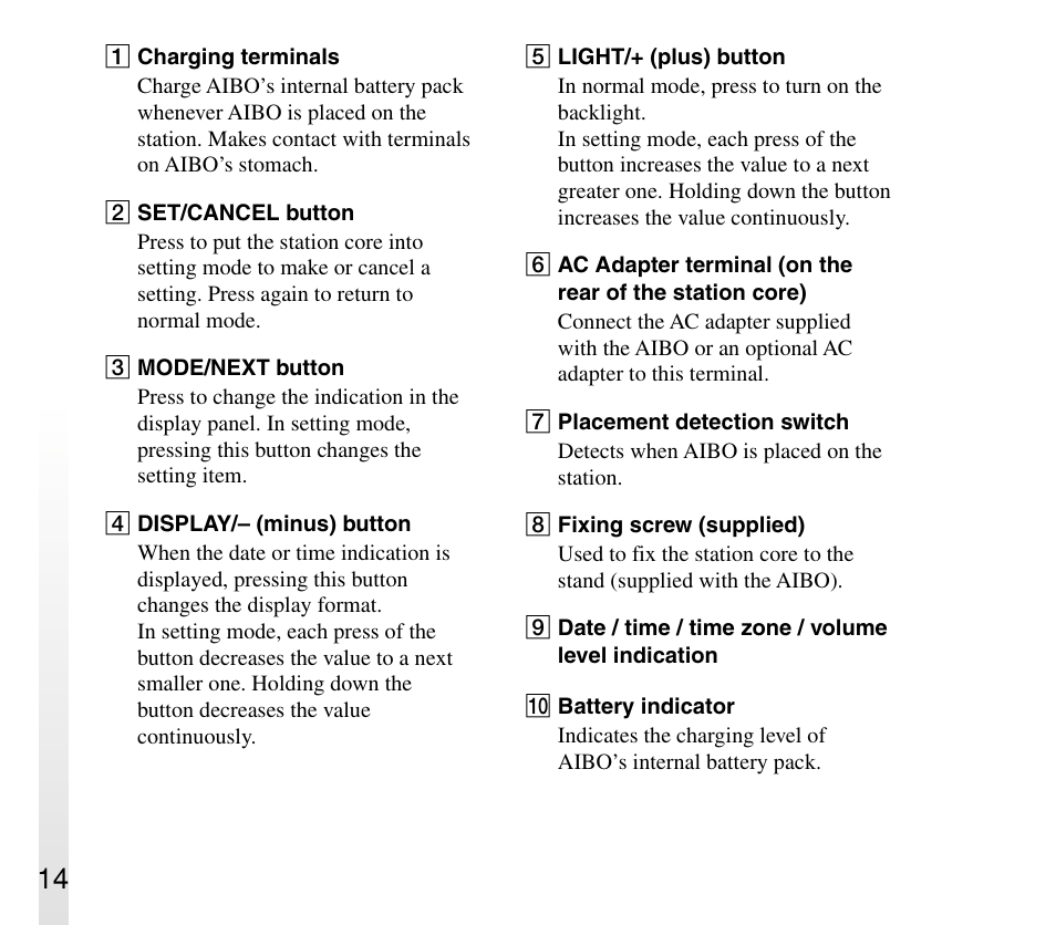 Sony ERA-301P2 User Manual | Page 14 / 94