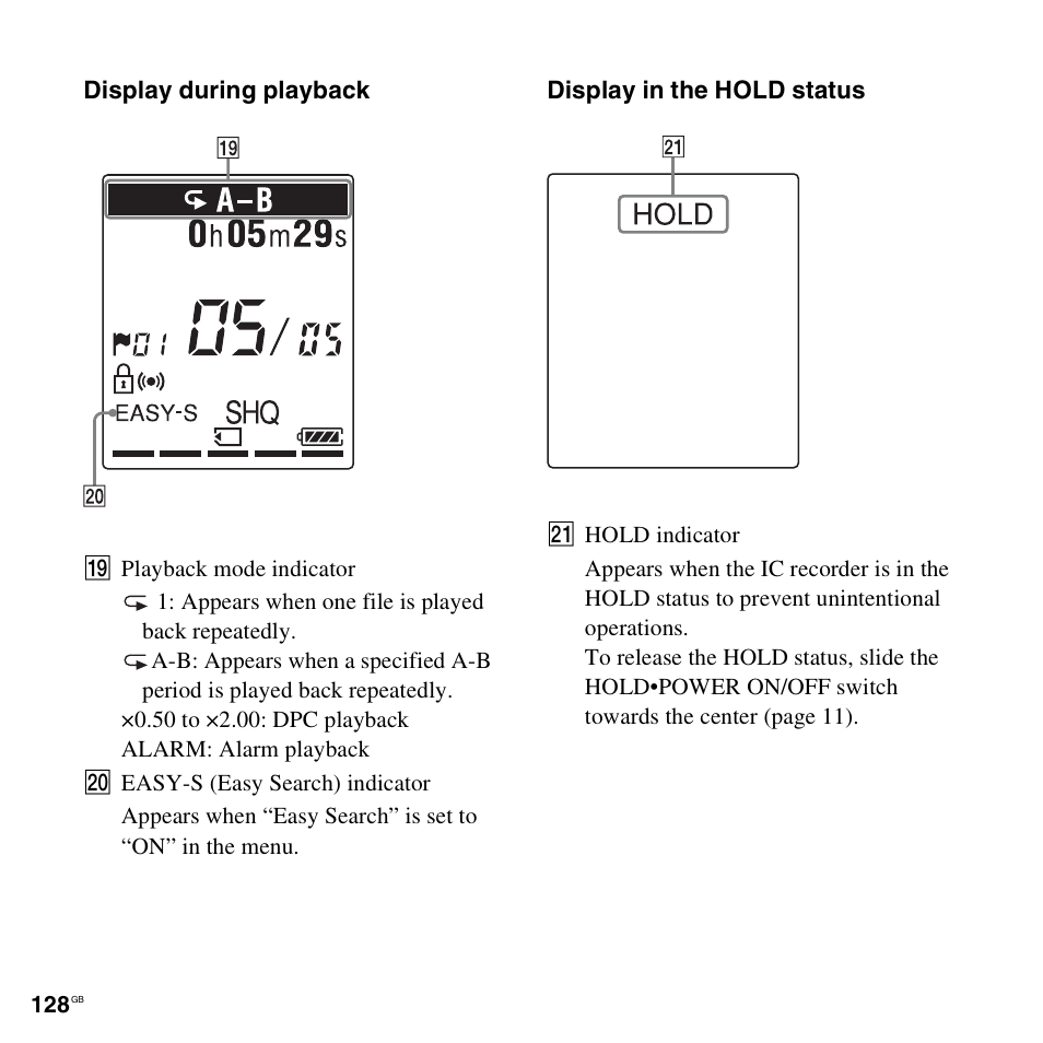 Sony ICD-PX312D User Manual | Page 128 / 132