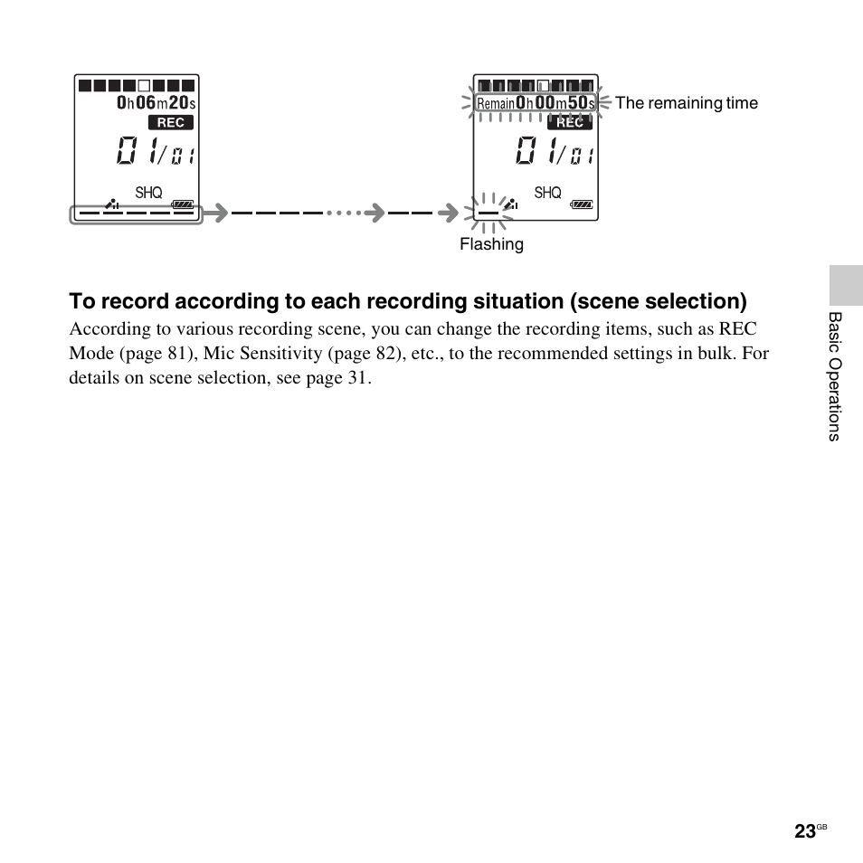 Sony ICD-PX312D User Manual | Page 23 / 132