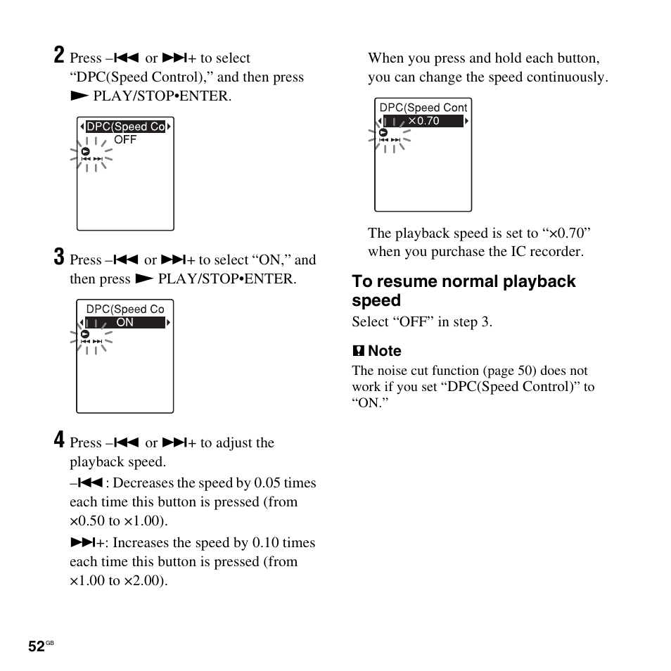 Sony ICD-PX312D User Manual | Page 52 / 132