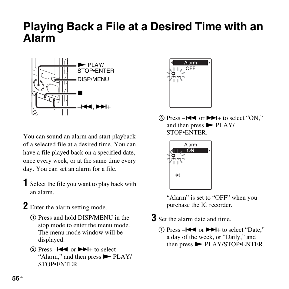 Sony ICD-PX312D User Manual | Page 56 / 132