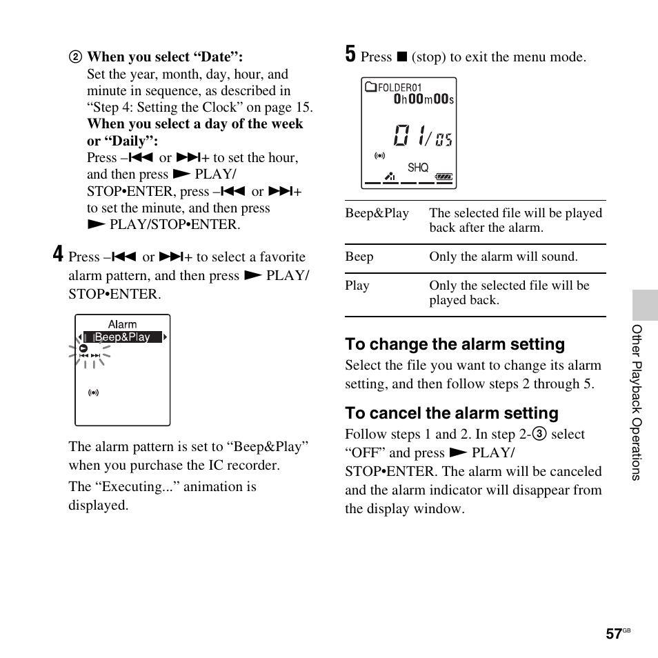 Sony ICD-PX312D User Manual | Page 57 / 132