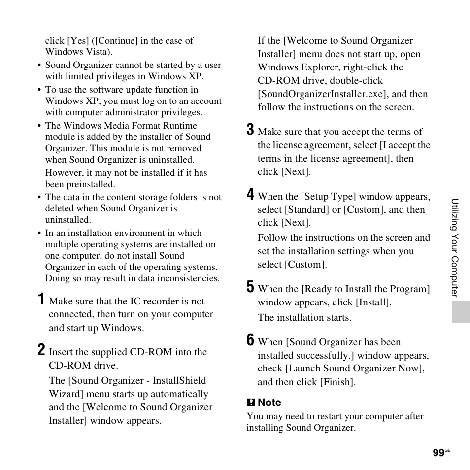 Sony ICD-PX312D User Manual | Page 99 / 132