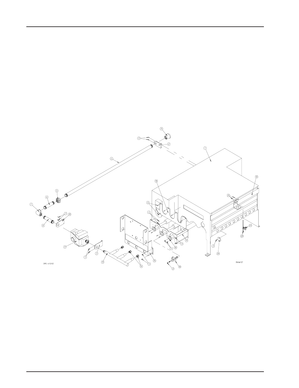 Direct spark ignition natural gas burner assembly | American Dryer Corp. ML-122 User Manual | Page 18 / 52