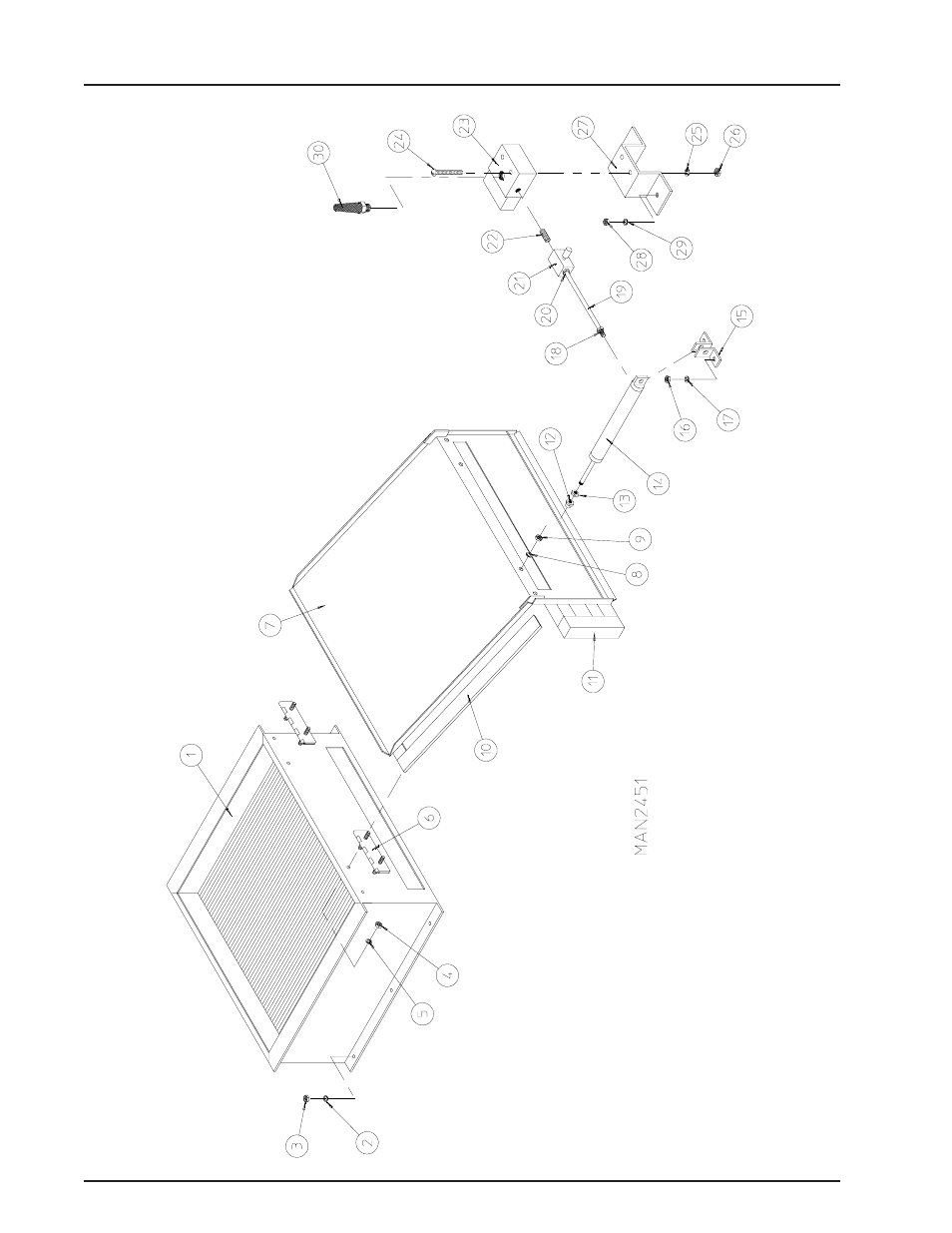 Steam damper assembly | American Dryer Corp. ML-122 User Manual | Page 24 / 52