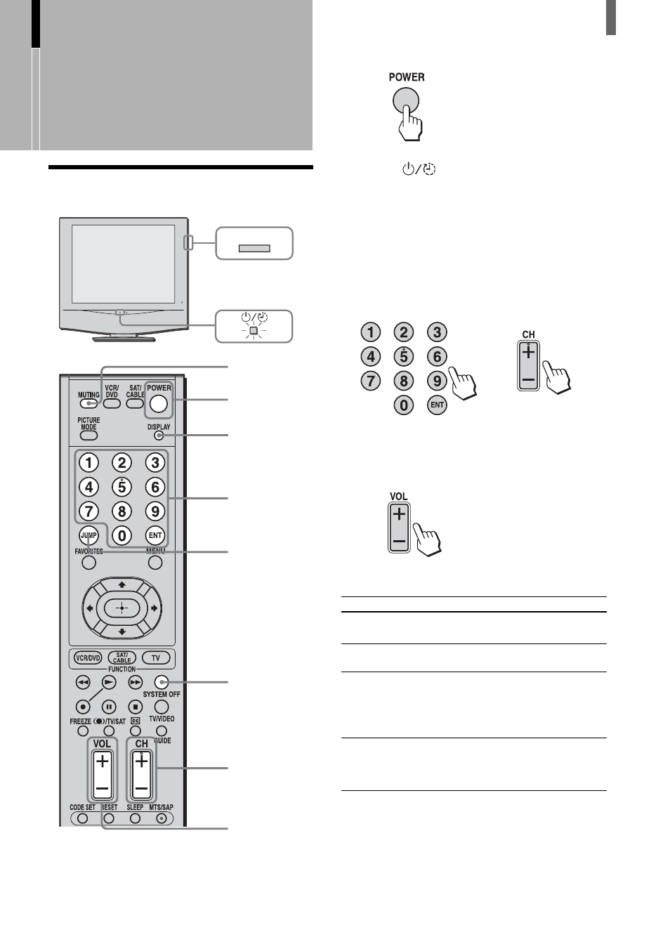 Watching the tv, 12 watching the tv 2 3 | Sony KLV-21SR2 User Manual | Page 23 / 60