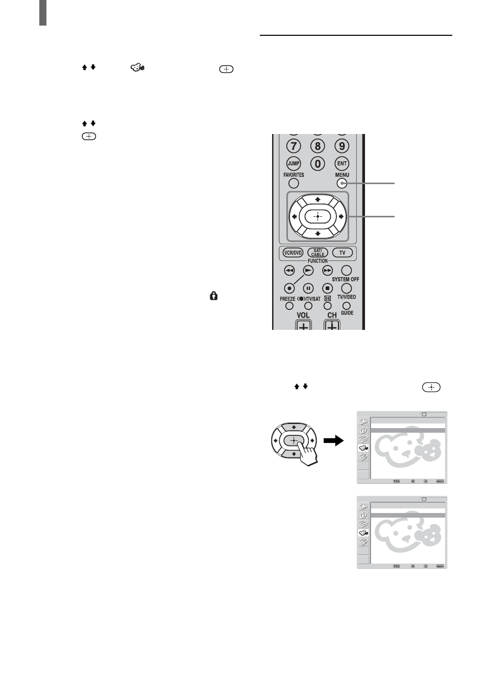 Selecting a custom rating | Sony KLV-21SR2 User Manual | Page 44 / 60