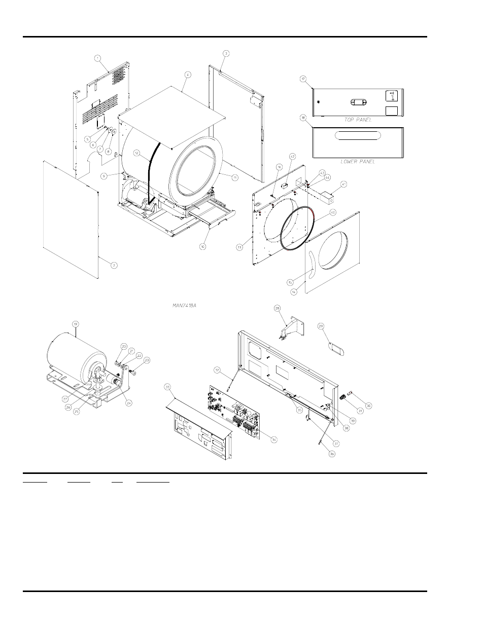 Parts diagram | American Dryer Corp. SL31 User Manual | Page 4 / 12