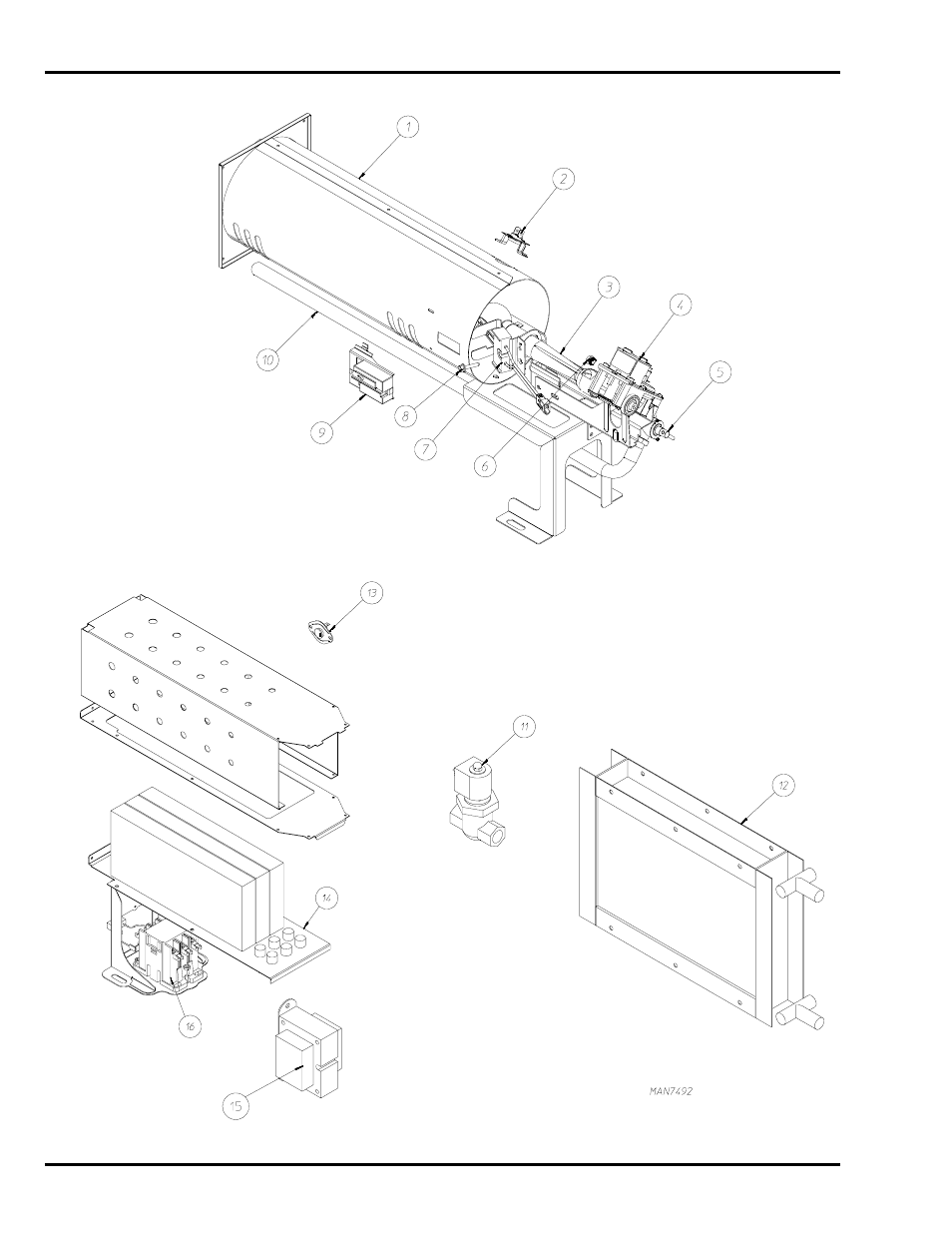 Parts diagram | American Dryer Corp. SL31 User Manual | Page 8 / 12