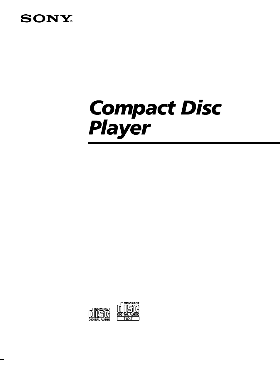 Sony CDP-CE535 User Manual | 32 pages