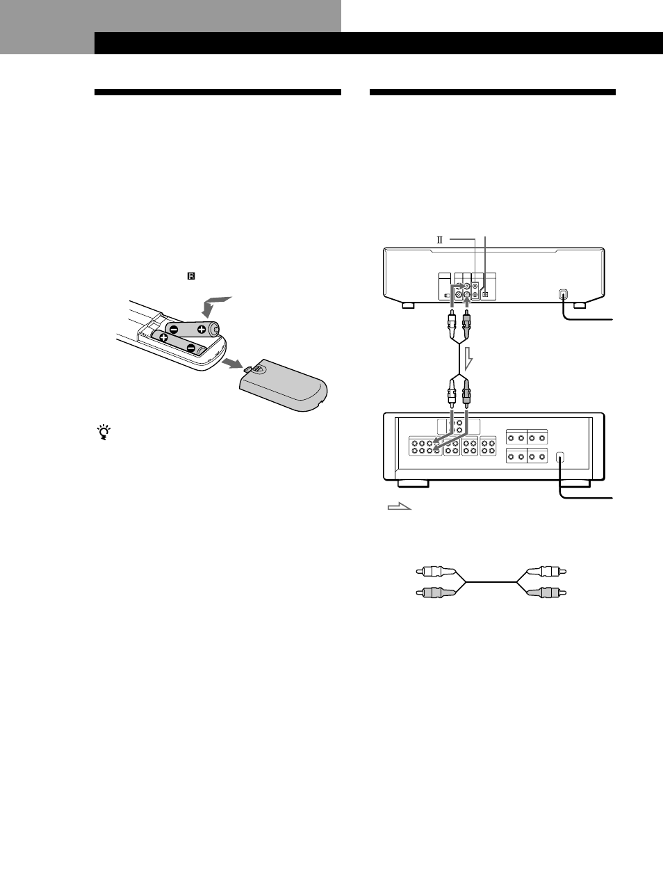 Unpacking, Hooking up the system, Getting started | Inserting batteries into the remote, Overview | Sony CDP-CE535 User Manual | Page 4 / 32
