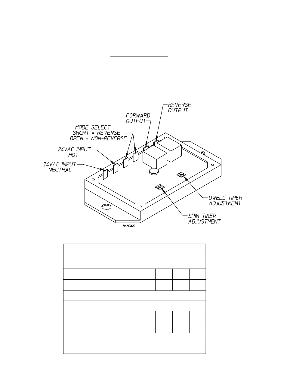 Reversing timer spin/dwell adjustments | American Dryer Corp. Super AD-30 User Manual | Page 58 / 63