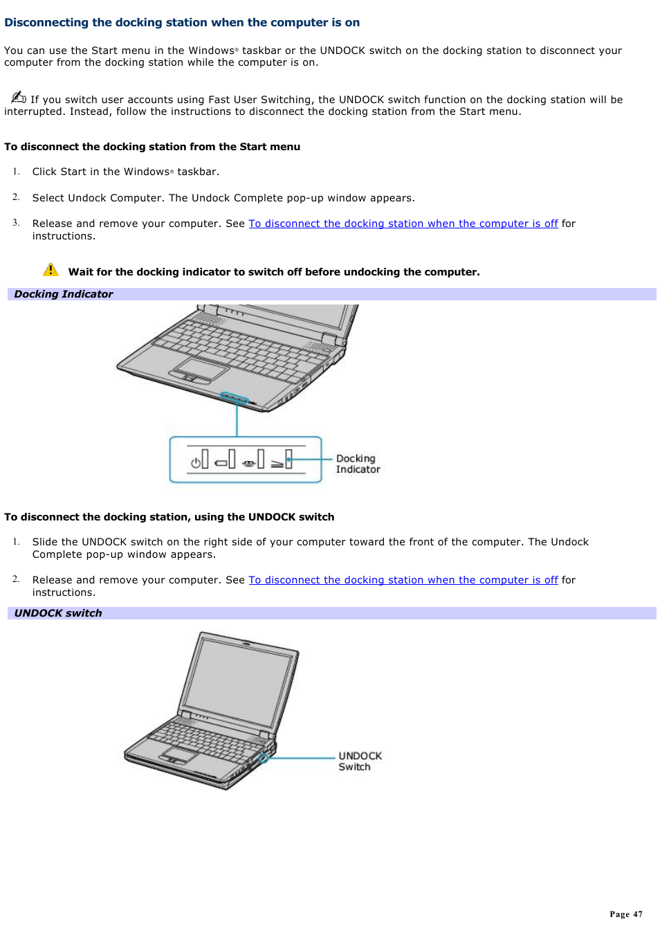 Sony PCG-R505ELP User Manual | Page 47 / 156