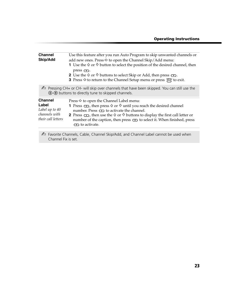 Sony WEGA  KV-20FV300 User Manual | Page 31 / 48