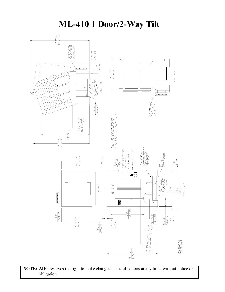 American Dryer Corp. ML-410 User Manual | Page 24 / 67