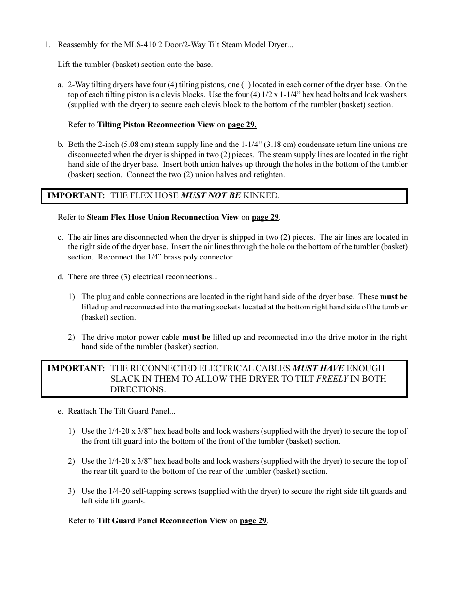 American Dryer Corp. ML-410 User Manual | Page 32 / 67