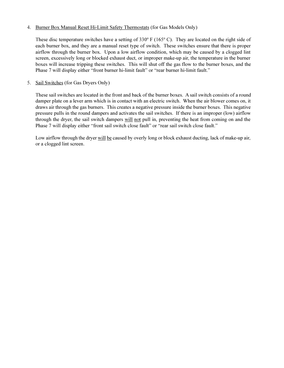 American Dryer Corp. ML-410 User Manual | Page 62 / 67