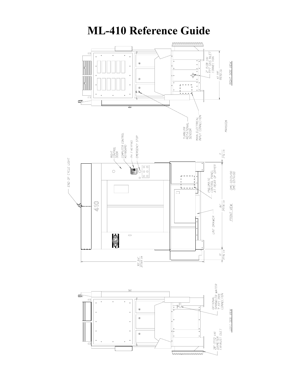 Ml-410 reference guide | American Dryer Corp. ML-410 User Manual | Page 7 / 67