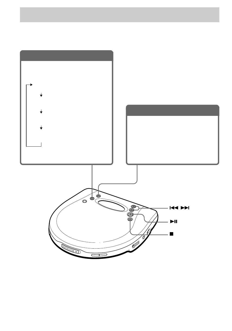 Playback options | Sony D-EJ721 User Manual | Page 8 / 28