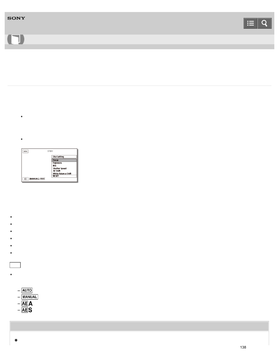 Help guide | Sony HDR-PJ810 User Manual | Page 138 / 416