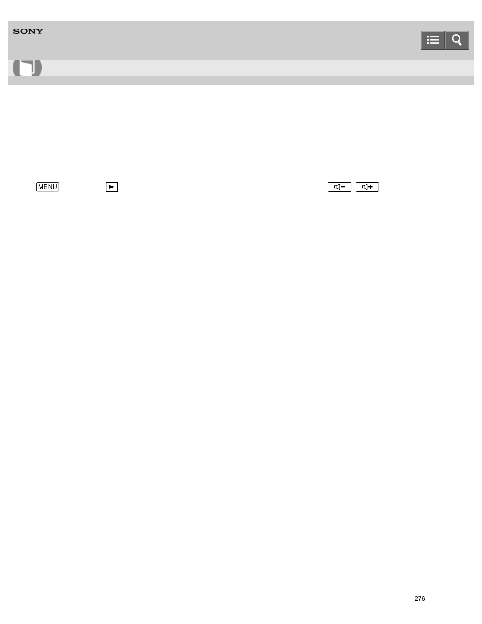 Volume, You can adjust the volume of playback sound, Help guide | Sony HDR-PJ810 User Manual | Page 276 / 416