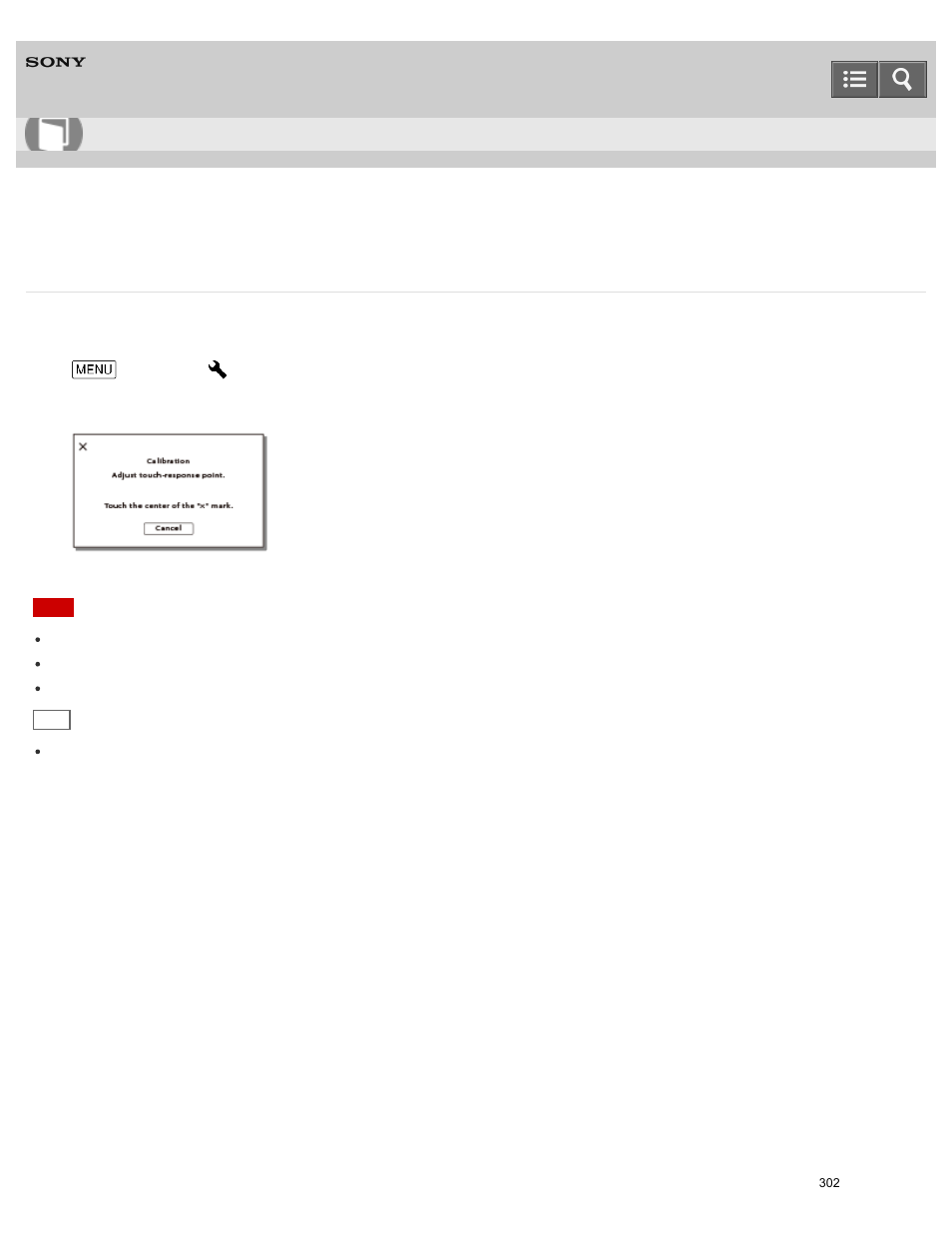 Calibration, Help guide | Sony HDR-PJ810 User Manual | Page 302 / 416