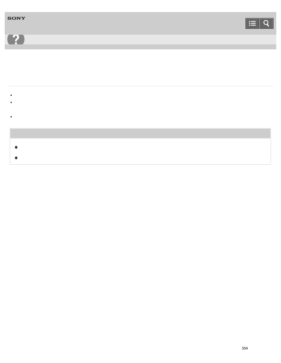 The power abruptly turns off, Help guide | Sony HDR-PJ810 User Manual | Page 354 / 416