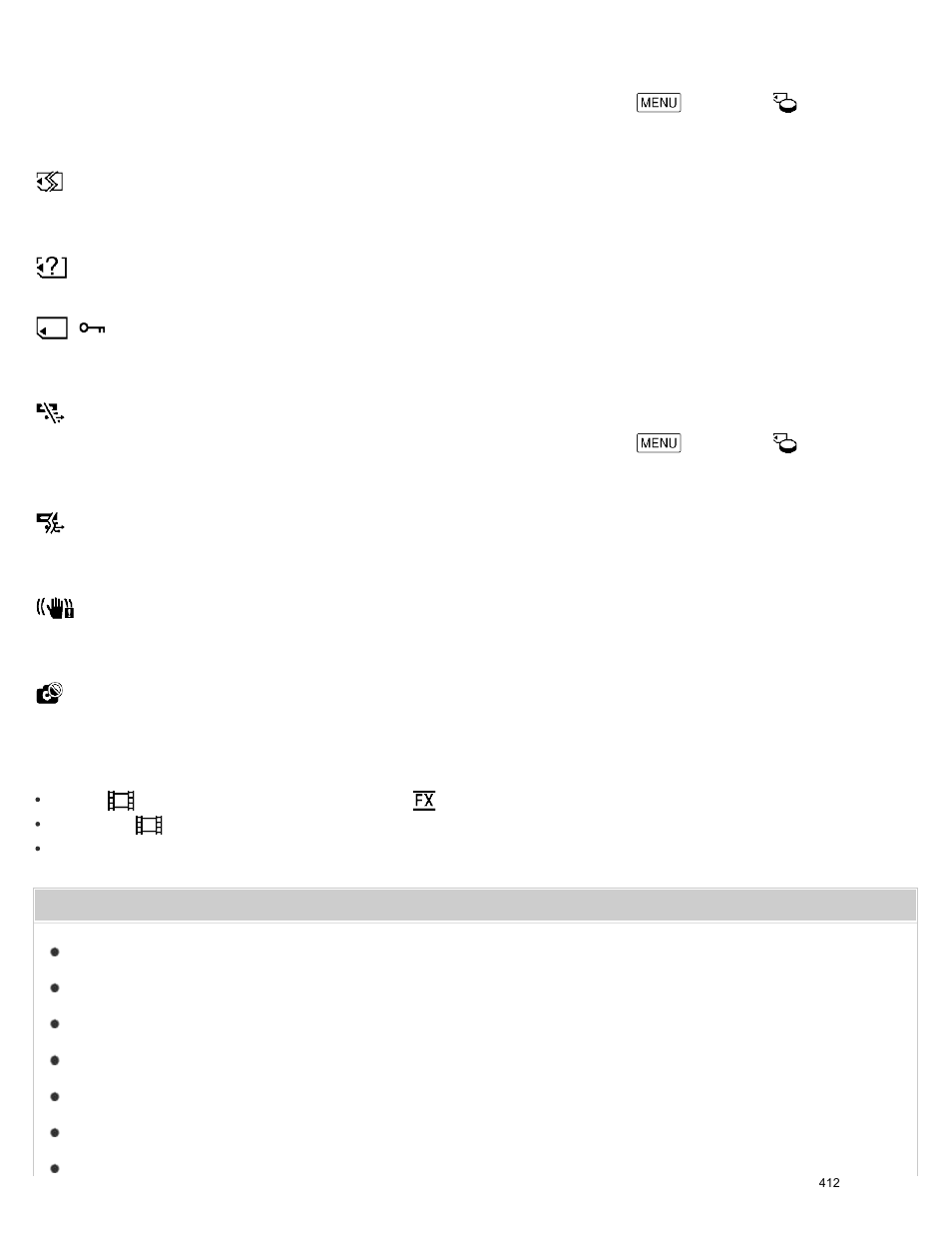 Sony HDR-PJ810 User Manual | Page 412 / 416