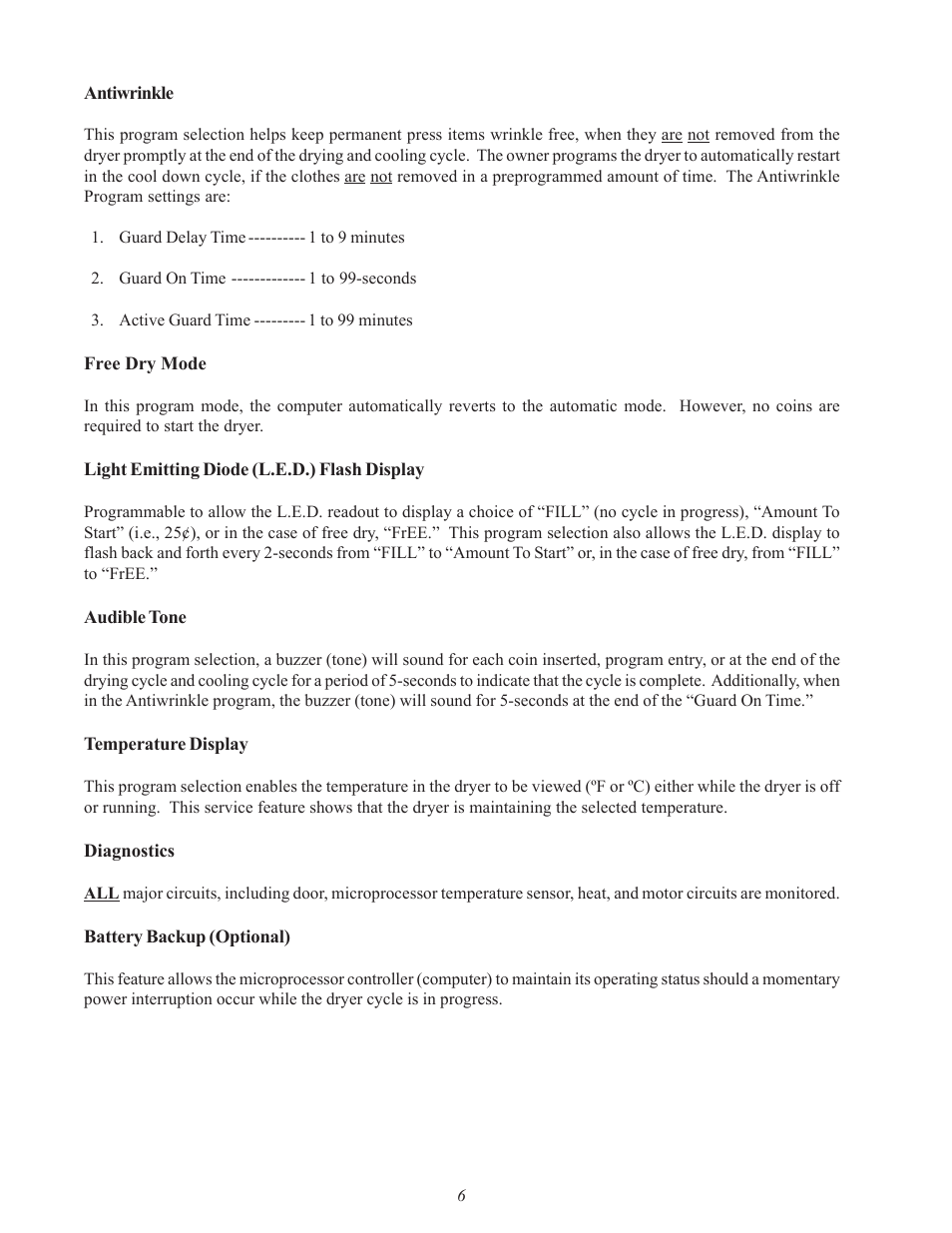 American Dryer Corp. SL31AD-15 User Manual | Page 10 / 72