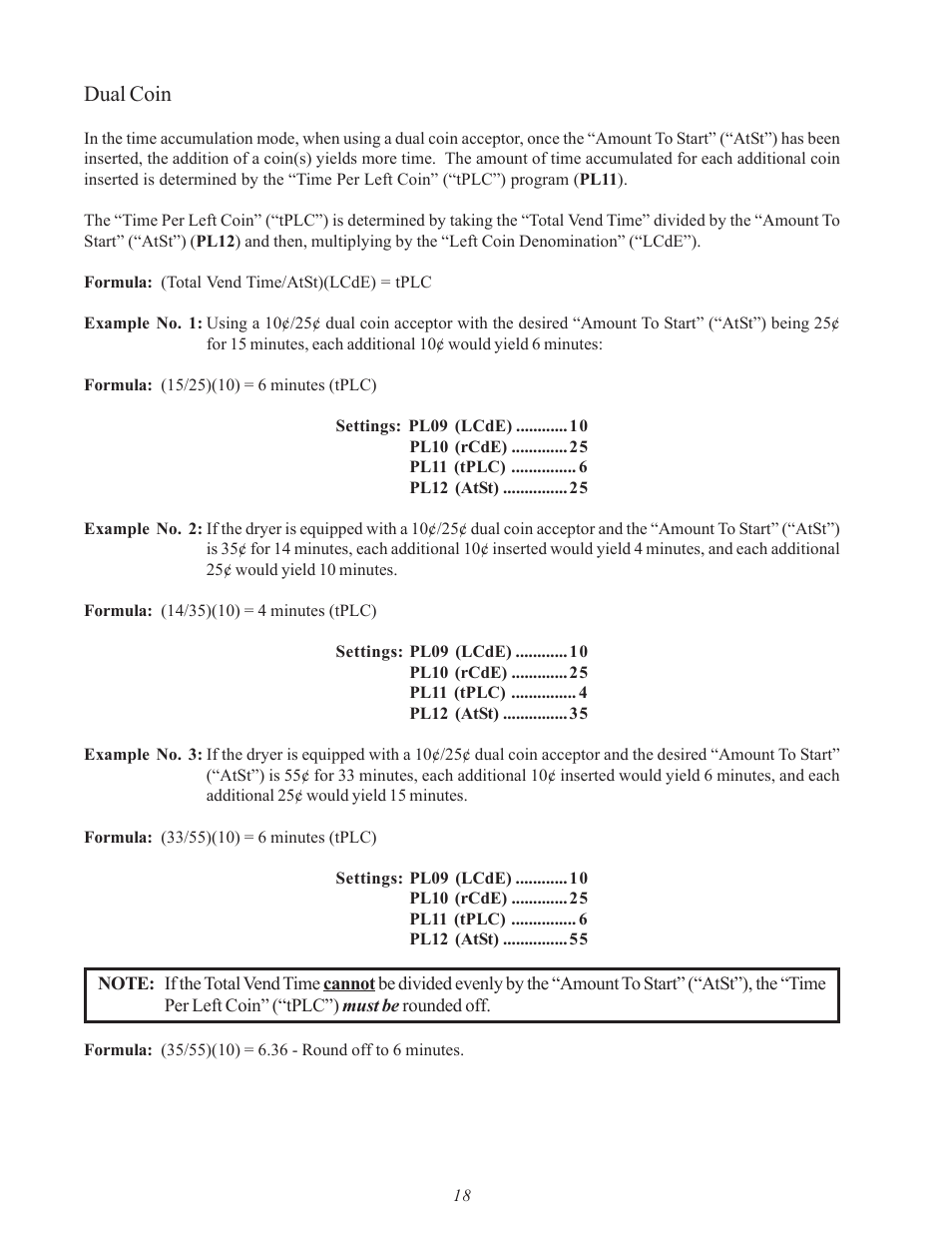 Dual coin | American Dryer Corp. SL31AD-15 User Manual | Page 22 / 72