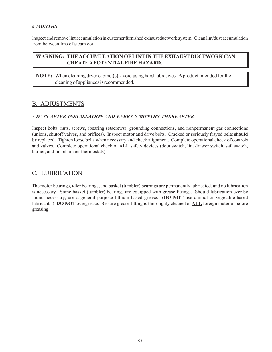 American Dryer Corp. SL31AD-15 User Manual | Page 65 / 72