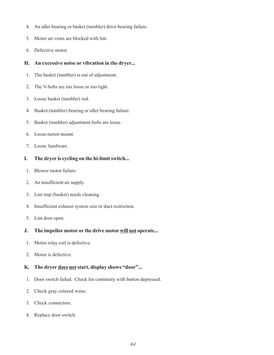 American Dryer Corp. SL31AD-15 User Manual | Page 68 / 72