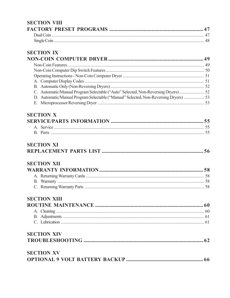 American Dryer Corp. SL31AD-15 User Manual | Page 7 / 72