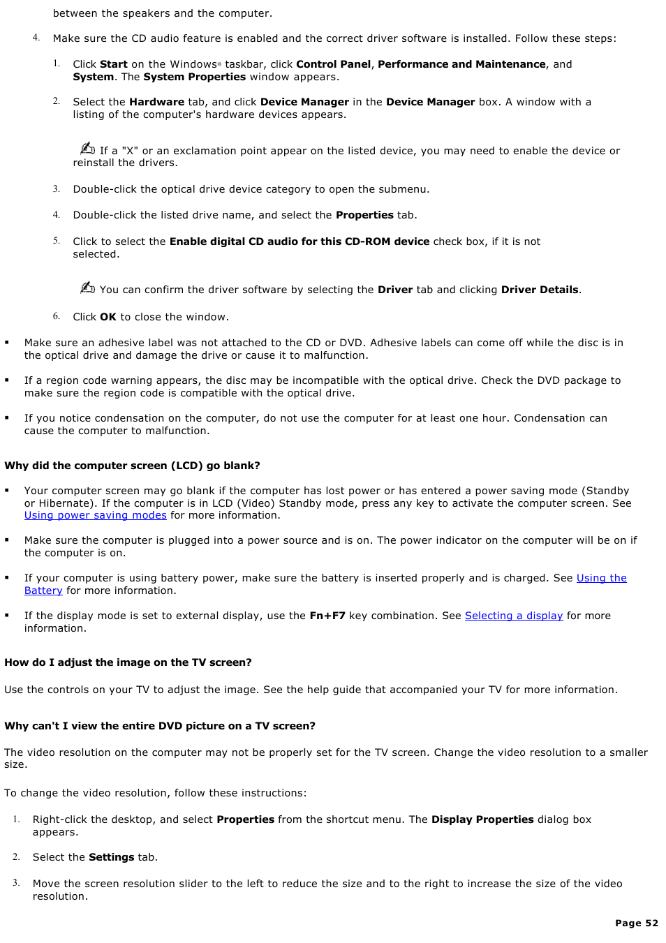 Sony PCG-FRV33 User Manual | Page 52 / 141