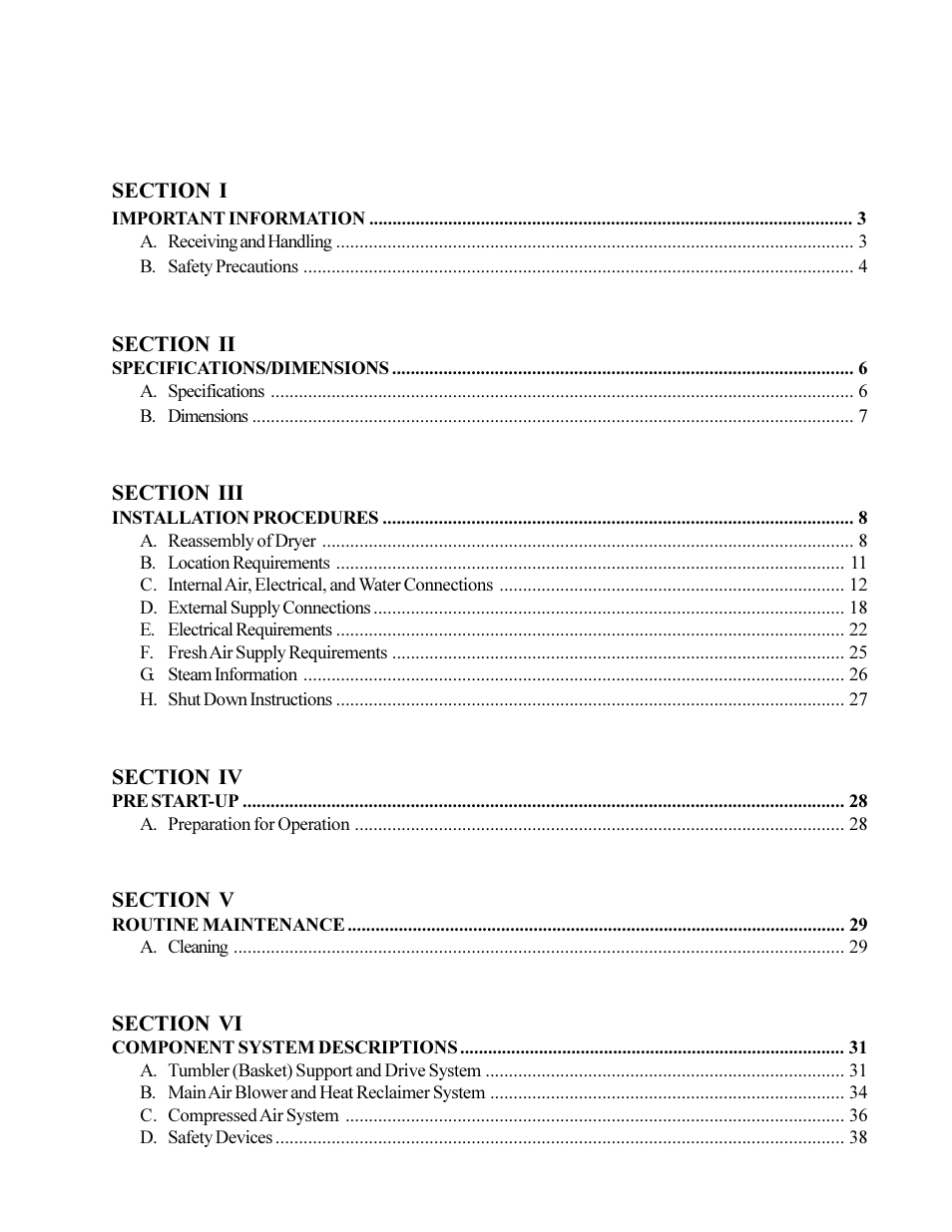 American Dryer Corp. ADS-464 II User Manual | Page 5 / 80