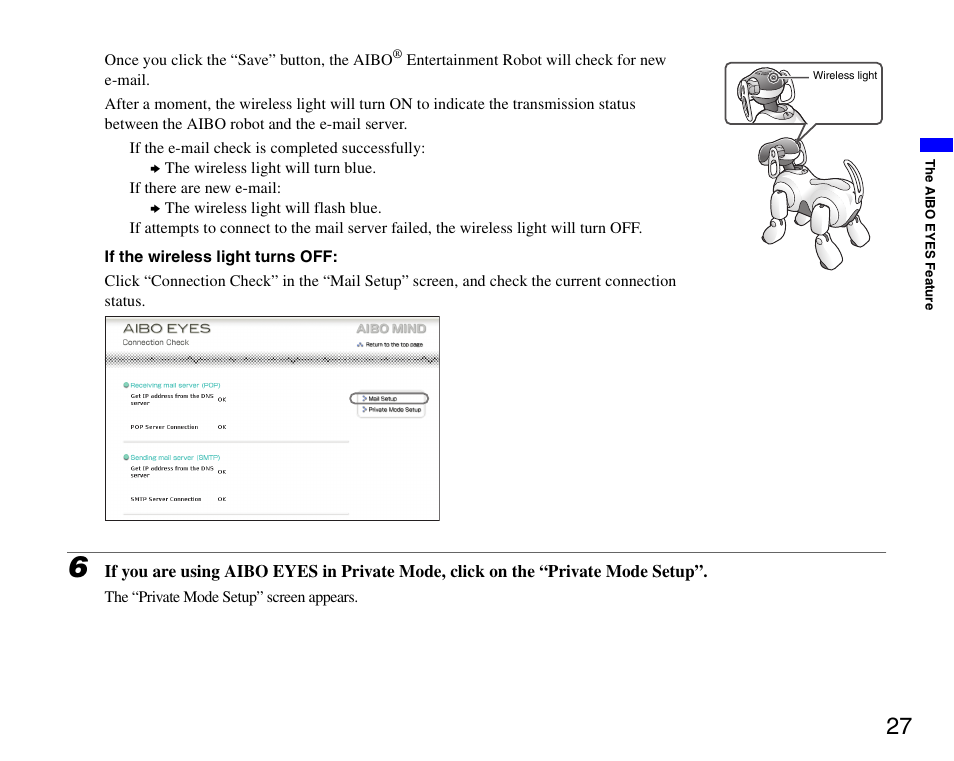 Sony ERS-7 User Manual | Page 27 / 62