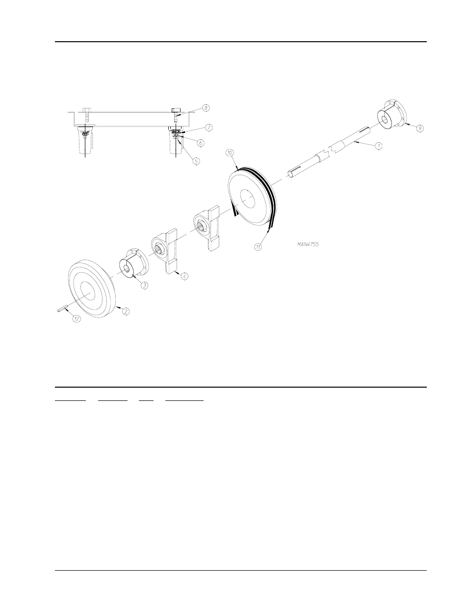 Drive shaft assembly | American Dryer Corp. ML-190 User Manual | Page 17 / 42