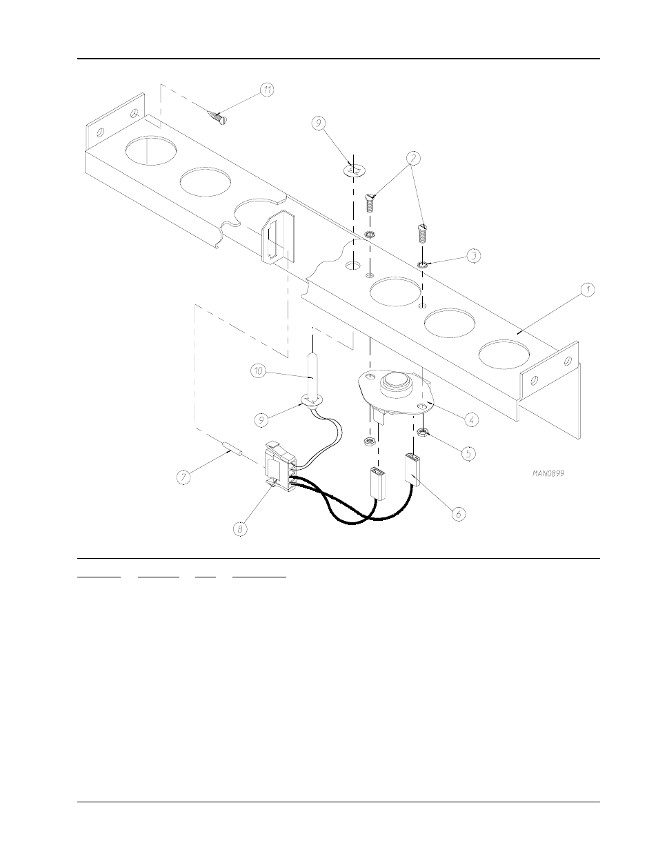 Microprocessor temperature sensor bracket assembly | American Dryer Corp. ML-190 User Manual | Page 19 / 42
